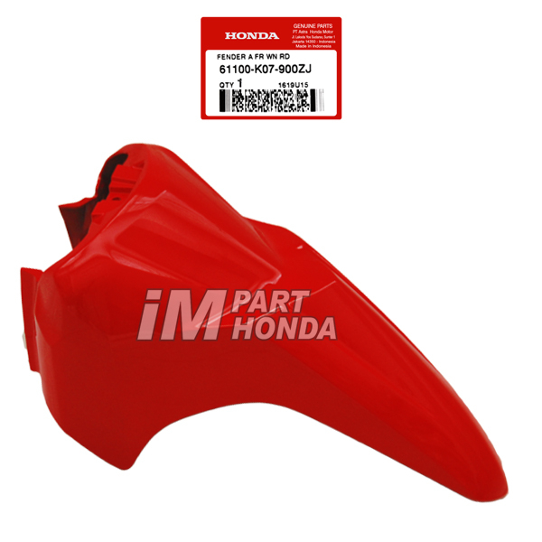 61100-K07-900ZJ Slebor Spakbor Depan New Blade 110 Karbu Blade 125 Fi Merah