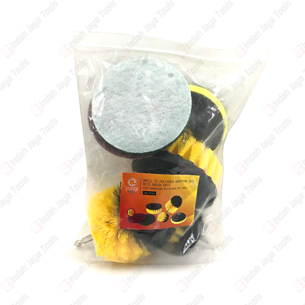IKURA PBS901 Mata Bor Sikat Pembersih Multifungsi Set 6 Pcs Polisher