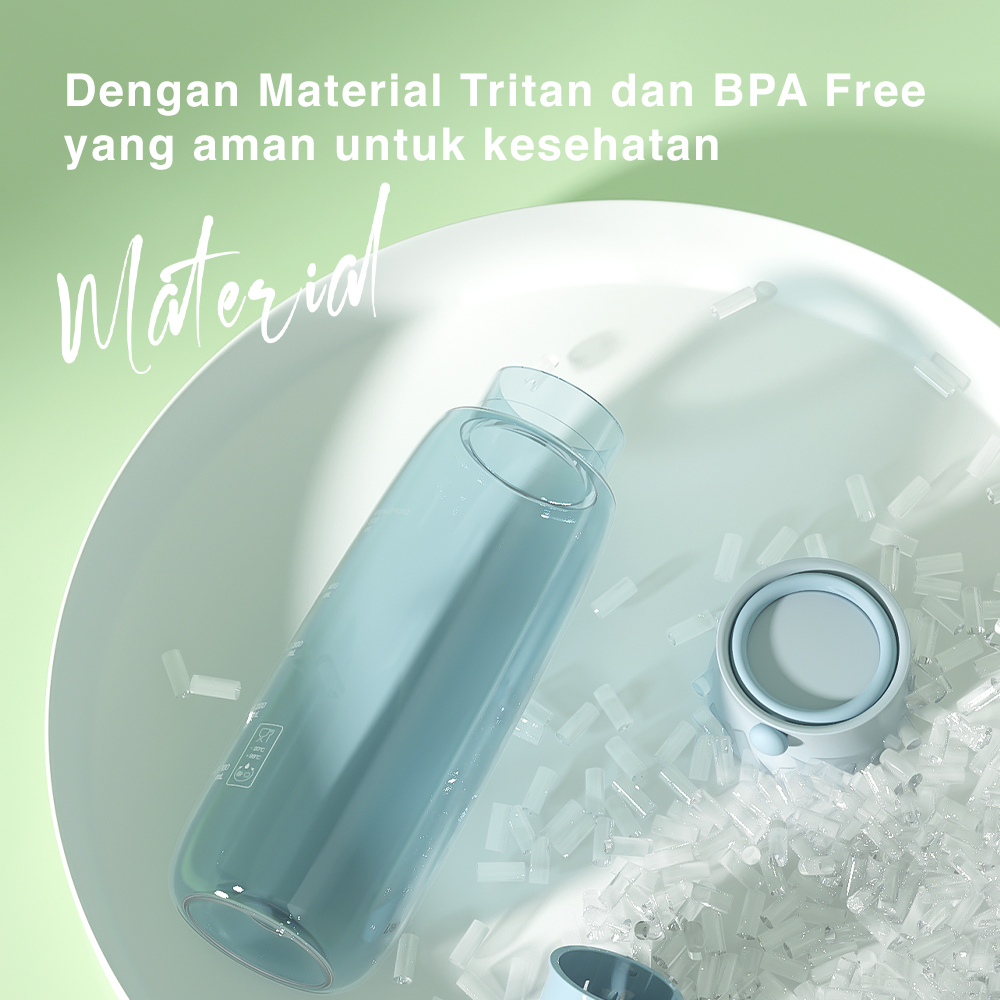 Deli Water Bottle / Botol Minum Infused Water 460 610 ML BPA Free 17663 17664