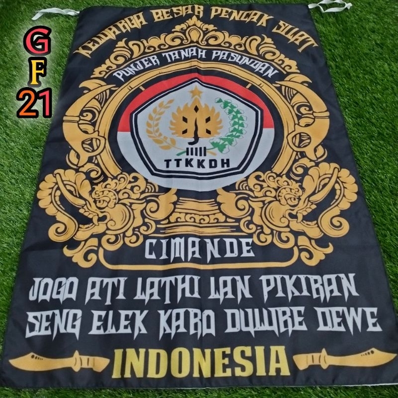 Bendera full Printing KELUARGA BESAR PENCAK SILAT TTKKDH