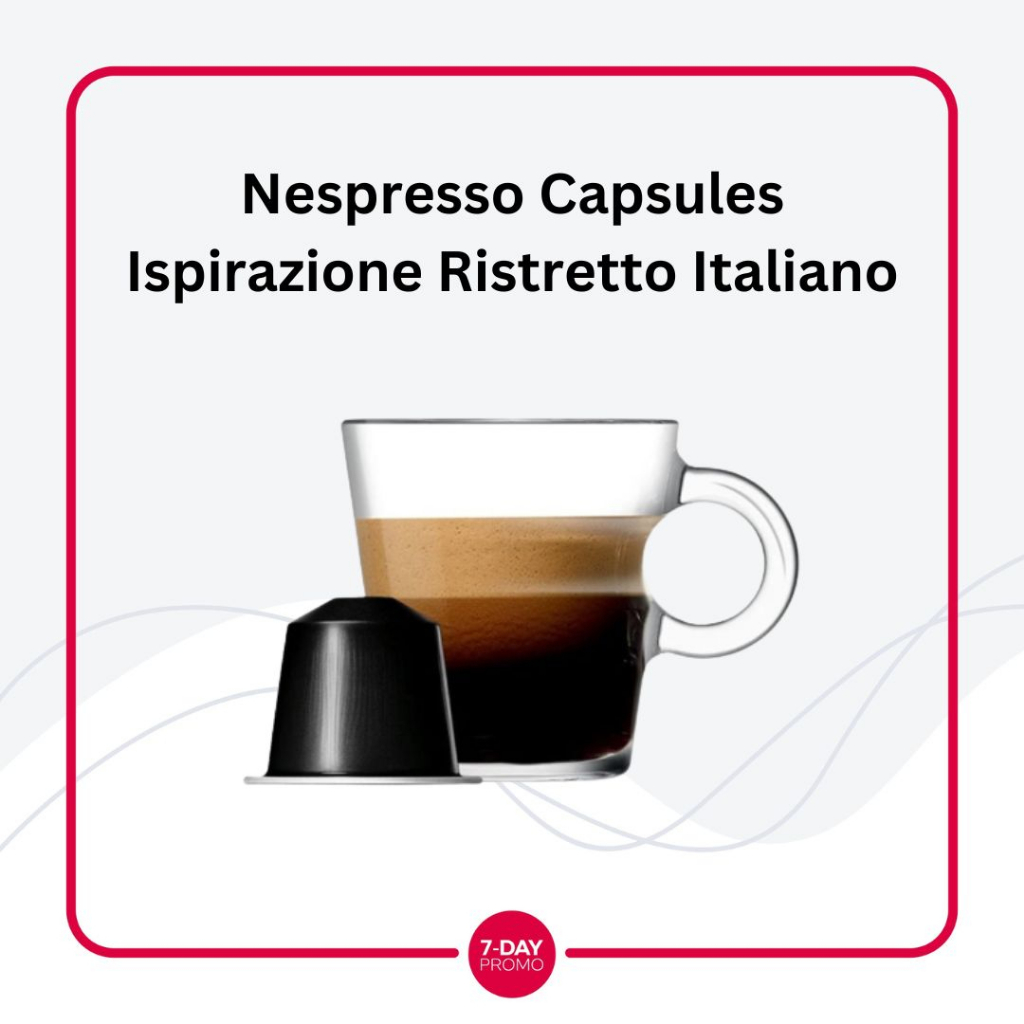 Nespresso Capsules Ispirazione Ristretto Italiano Kopi Kapsul Eceran