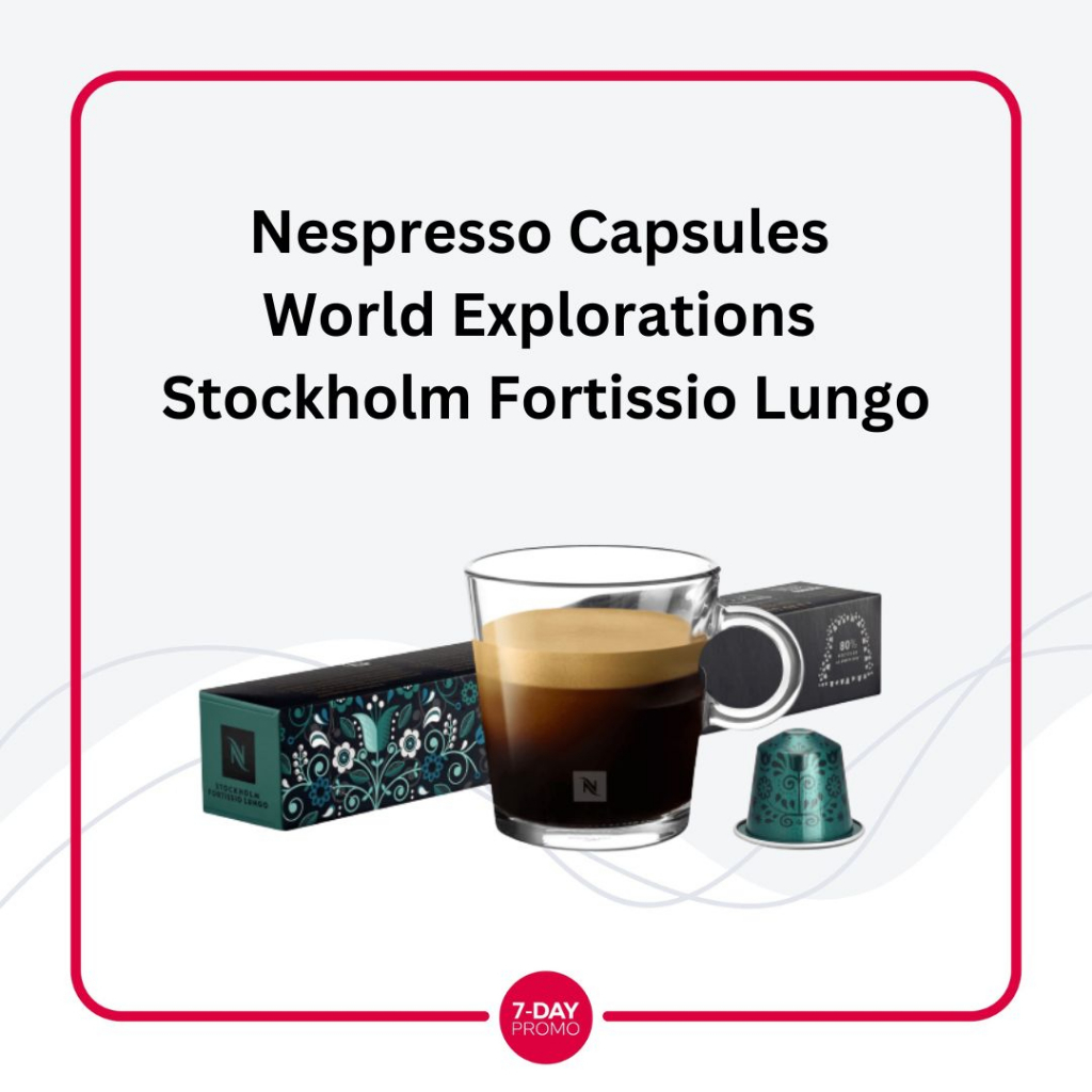 Nespresso Capsules World Explorations Stockholm Fortissio Lungo Eceran Kapsul Only