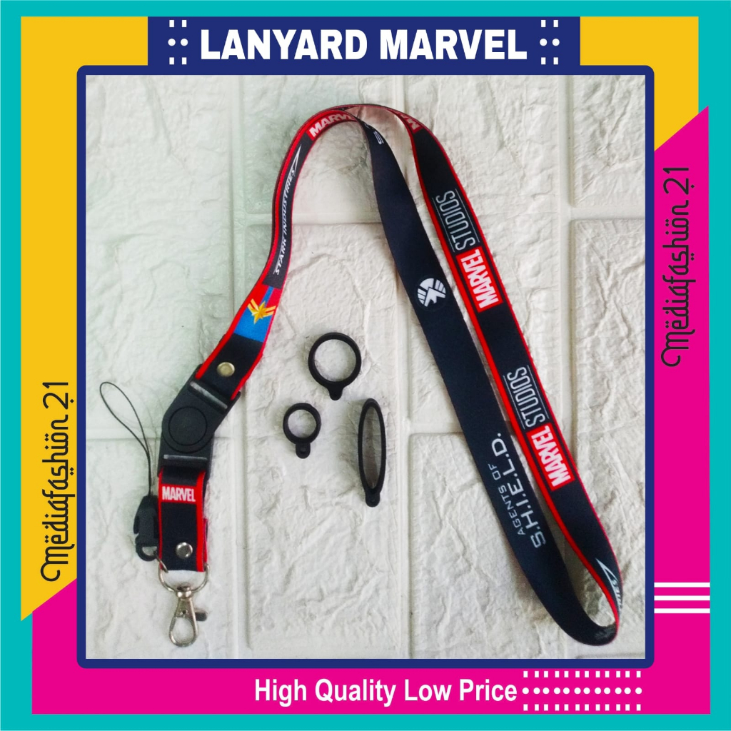 

MARVEL Lanyard Tali Gantungan ID Card Free Strap Gantungan HP/Flashdisk