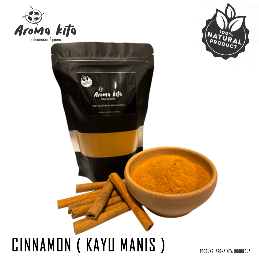 

Bubuk Kayu Manis / Kayu Manis Bubuk / Cinnamon Powder - 500 gr