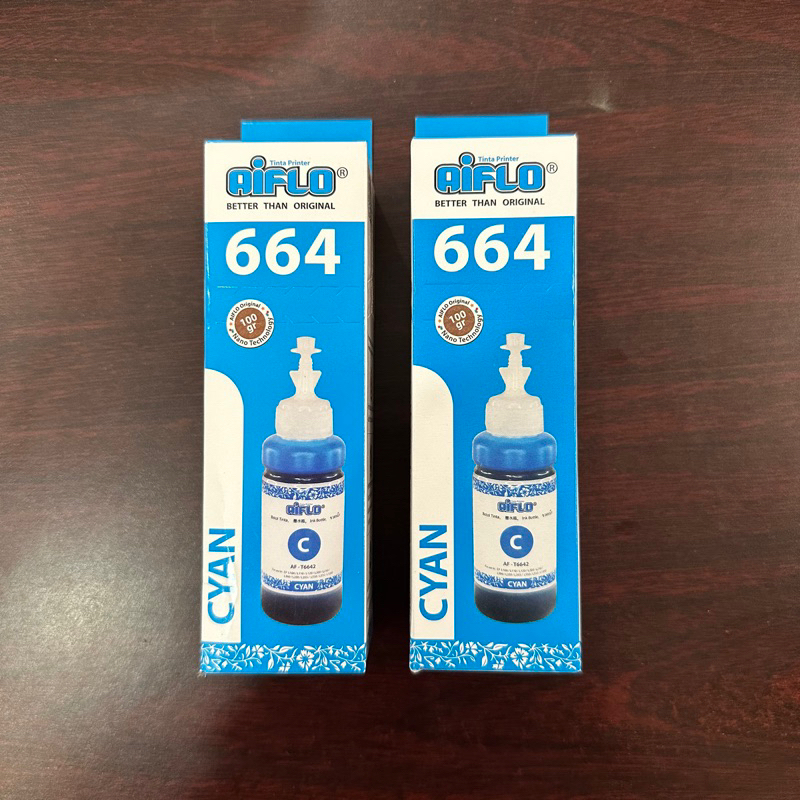 Tinta Epson 664 AIFLO BIRU for L100 L200 L350 - CYAN