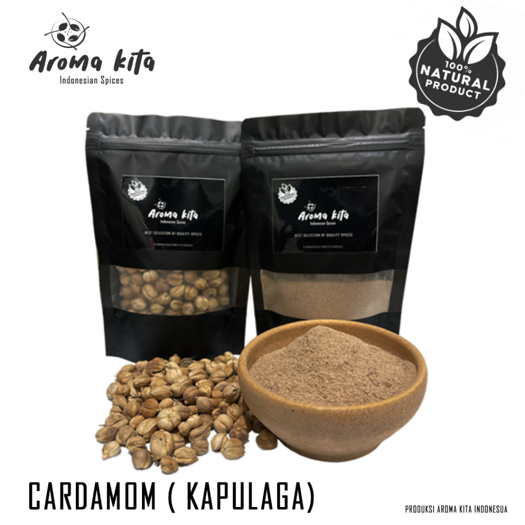 

Kapulaga Bubuk / Kapulaga Powder / Cardamom Ground - 250 gr