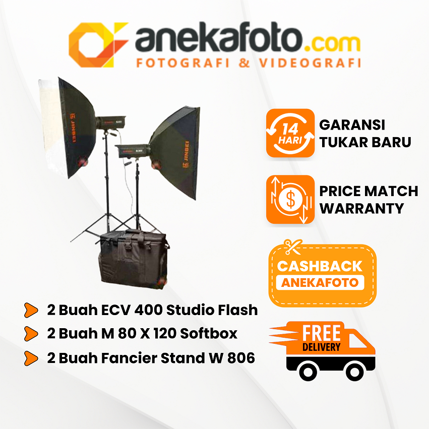 Jinbei ECV 400 X A2 Kit Softbox 80x120