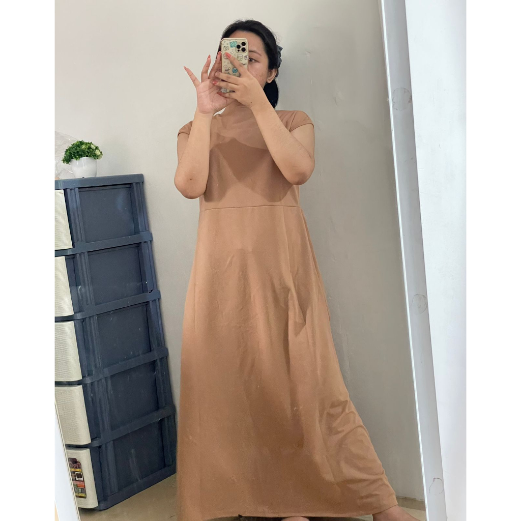 Inner Dress Maxi Gamis Wanita Fashion Muslim