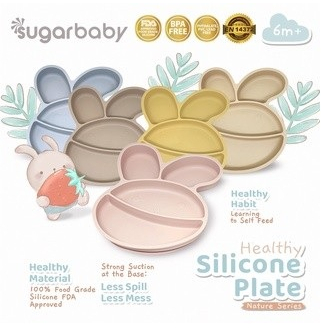 Sugar Baby Healthy Silicone Plate Sugar Baby Silicone Plate Sugar Baby