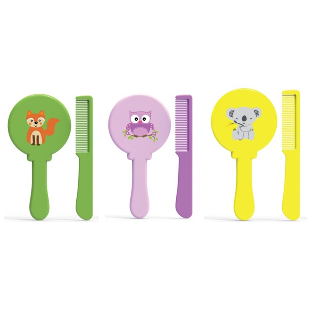 Baby Safe DL1014 Brush and Comb Set / BabySafe sikat sisir bayi