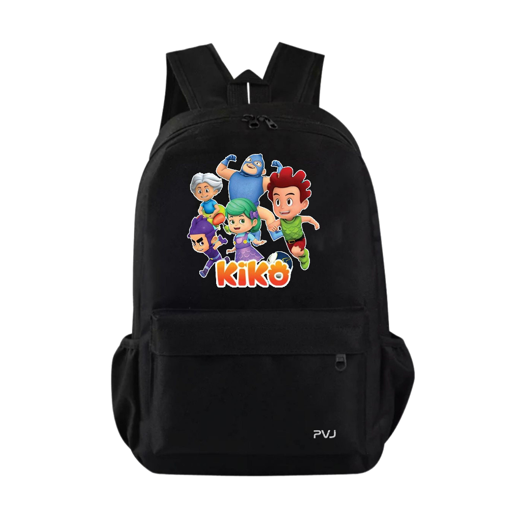 PVJ - Tas Sekolah Anak Motif Kartun Kiko Backpak Laki-laki dan Perempuan