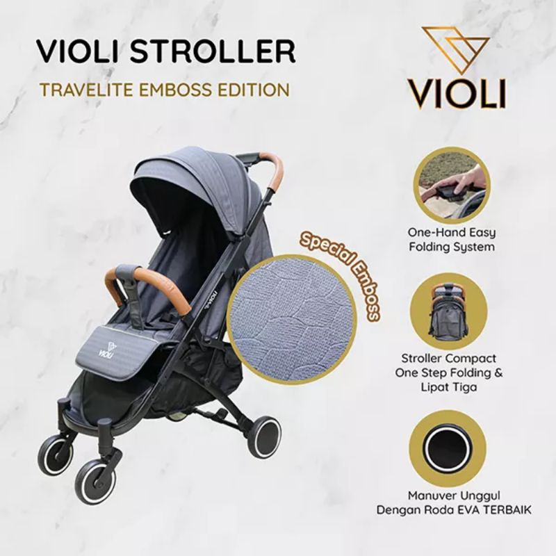 Violi Travellite Stroller &amp; Travellite Emboss Stroller