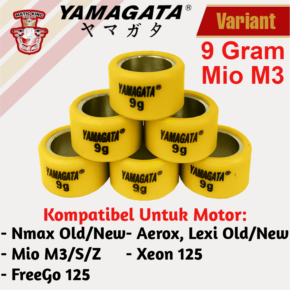 Roller Nmax Lexi Aerox Mio M3 S 125 GT 125 Xeon Free Go Racing Yamagata 7gr sd 13gr