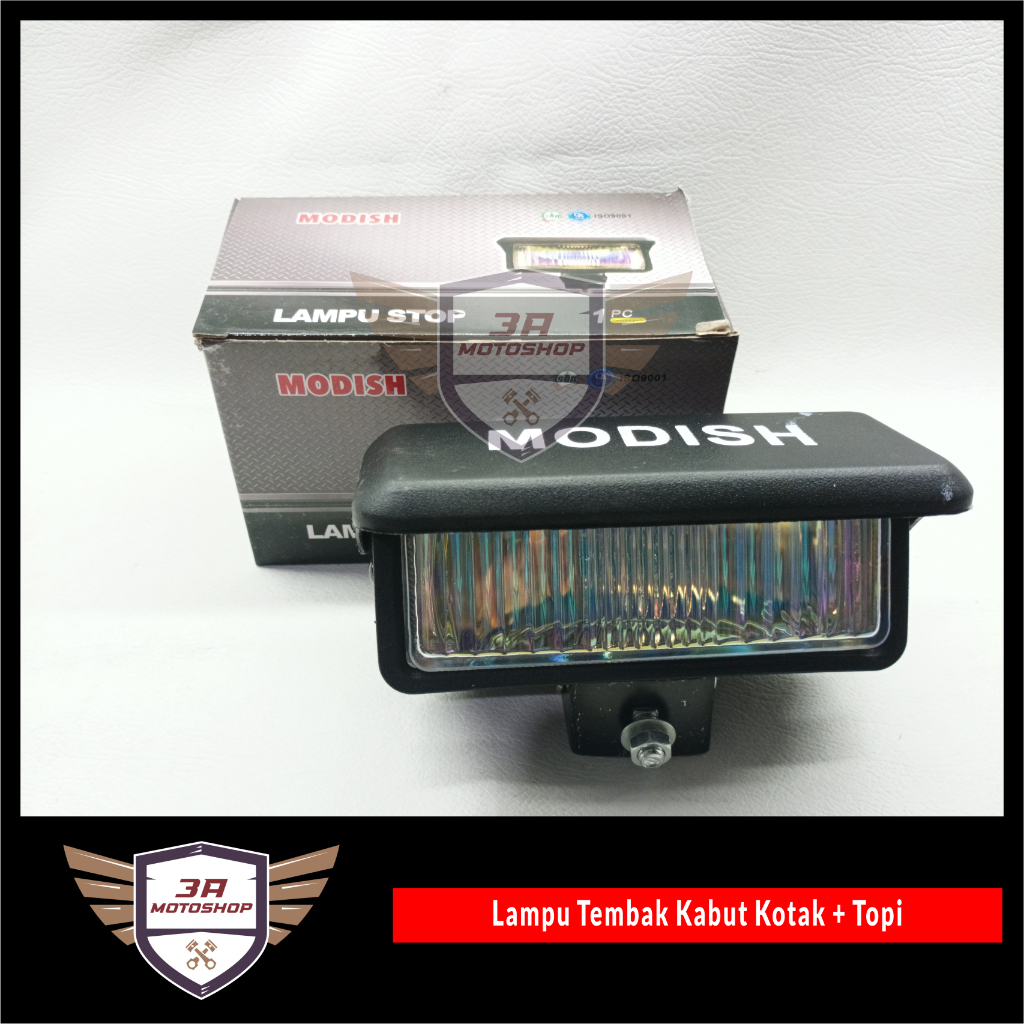 Lampu Tembak Lampu Kabut Lampu Sorot Kotak + Topi Universal