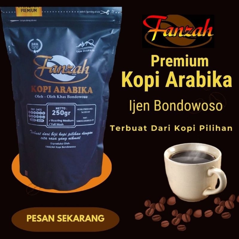 

Arabika Ijen Bondowoso Kualitas Premium 250 Gr (kopi bubuk)