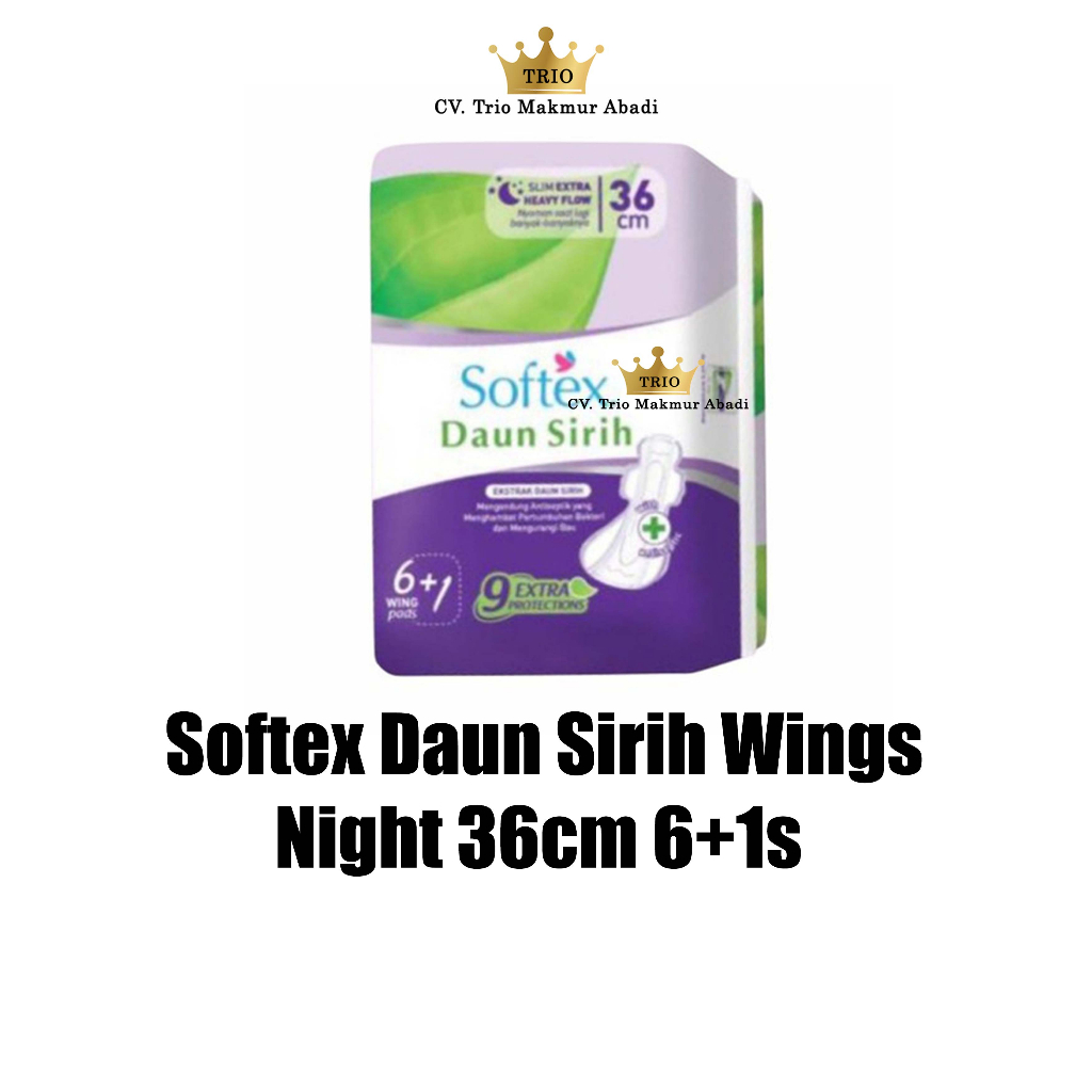 Softex Daun Sirih night 36cm 6+1s