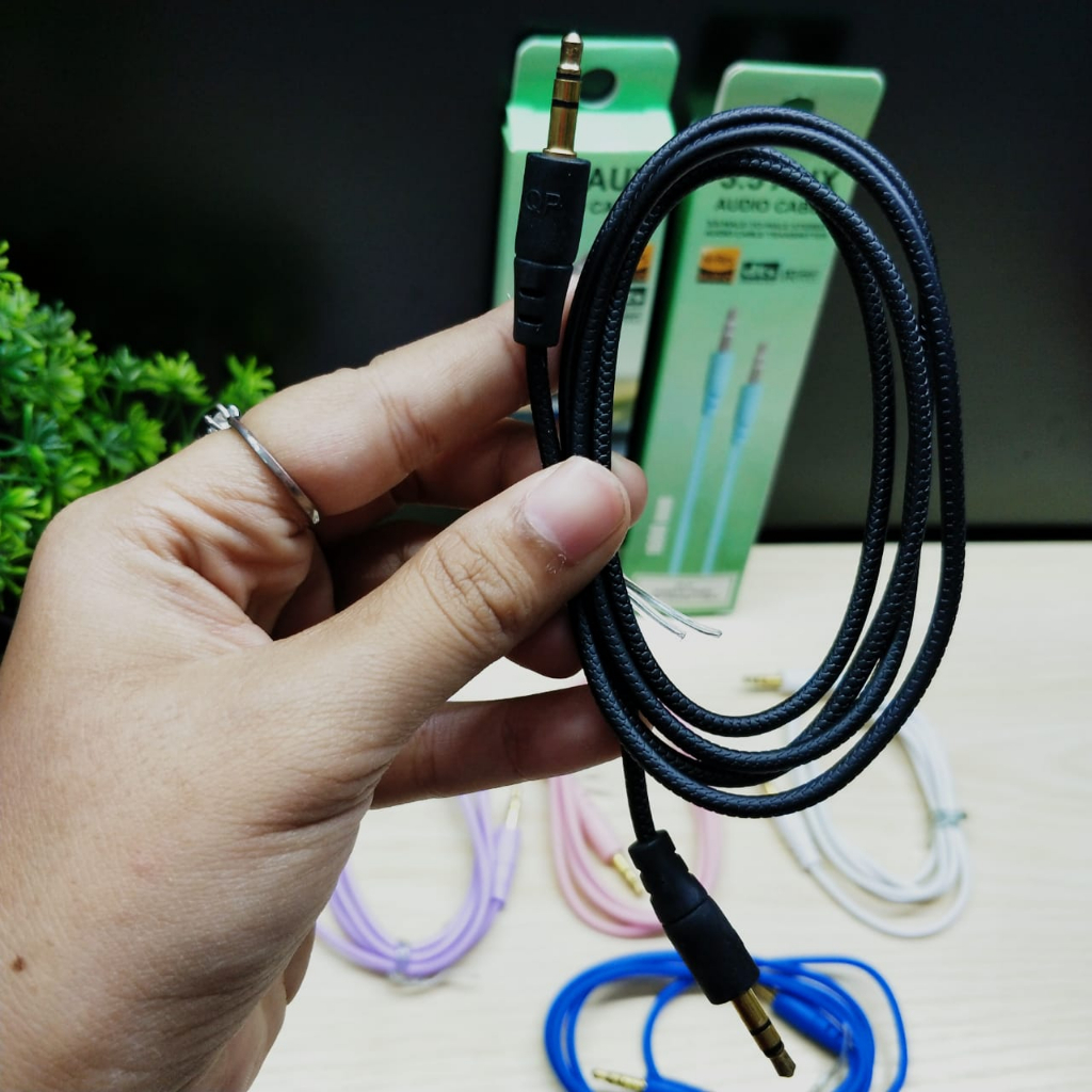 Kabel aux headset ENOV MACARON 1 IN 1 / kabel audio speaker music Audio enov by.sultan