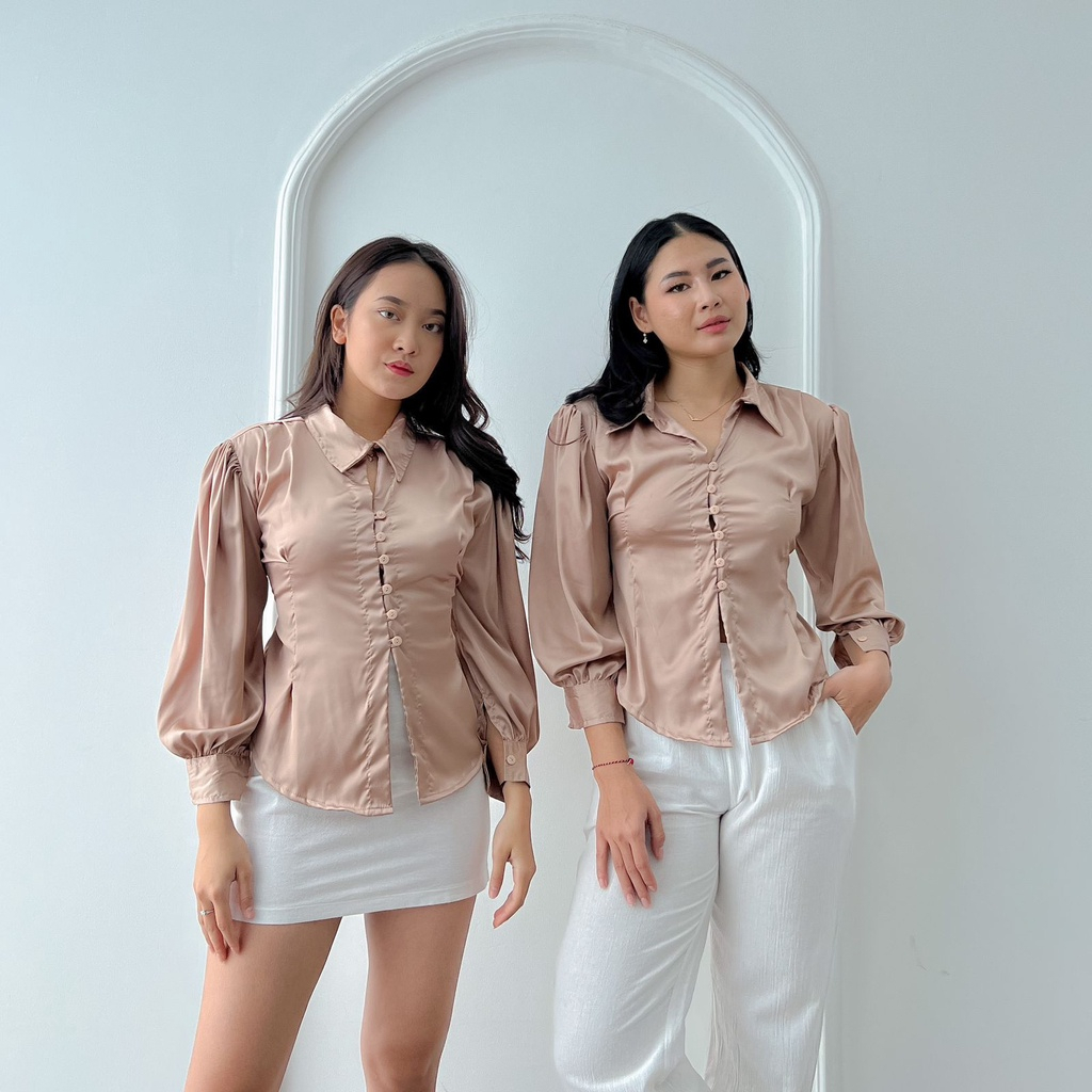 SOMMI SHIRT / Kemeja Satin