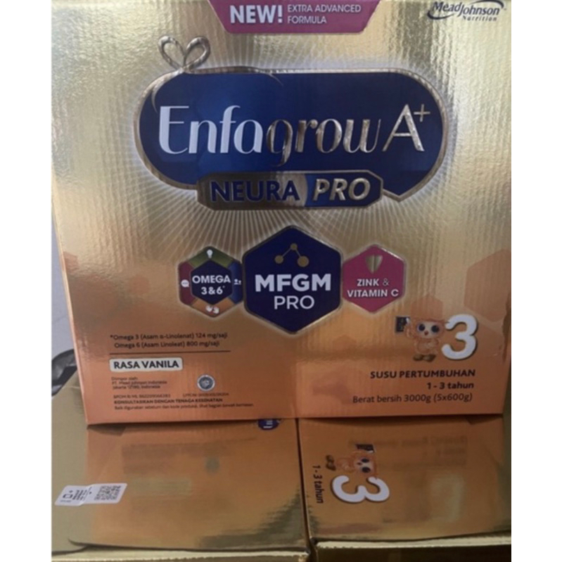 Susu Enfagrow a+ 3 3000gr / 3600gr Vanila