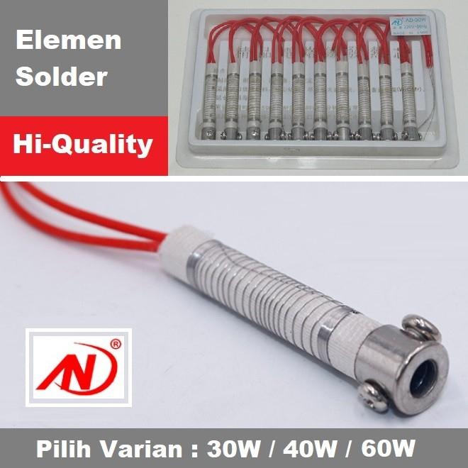 Solder Element High Quality 30W 40W 60W Elemen Pemanas Heater Original