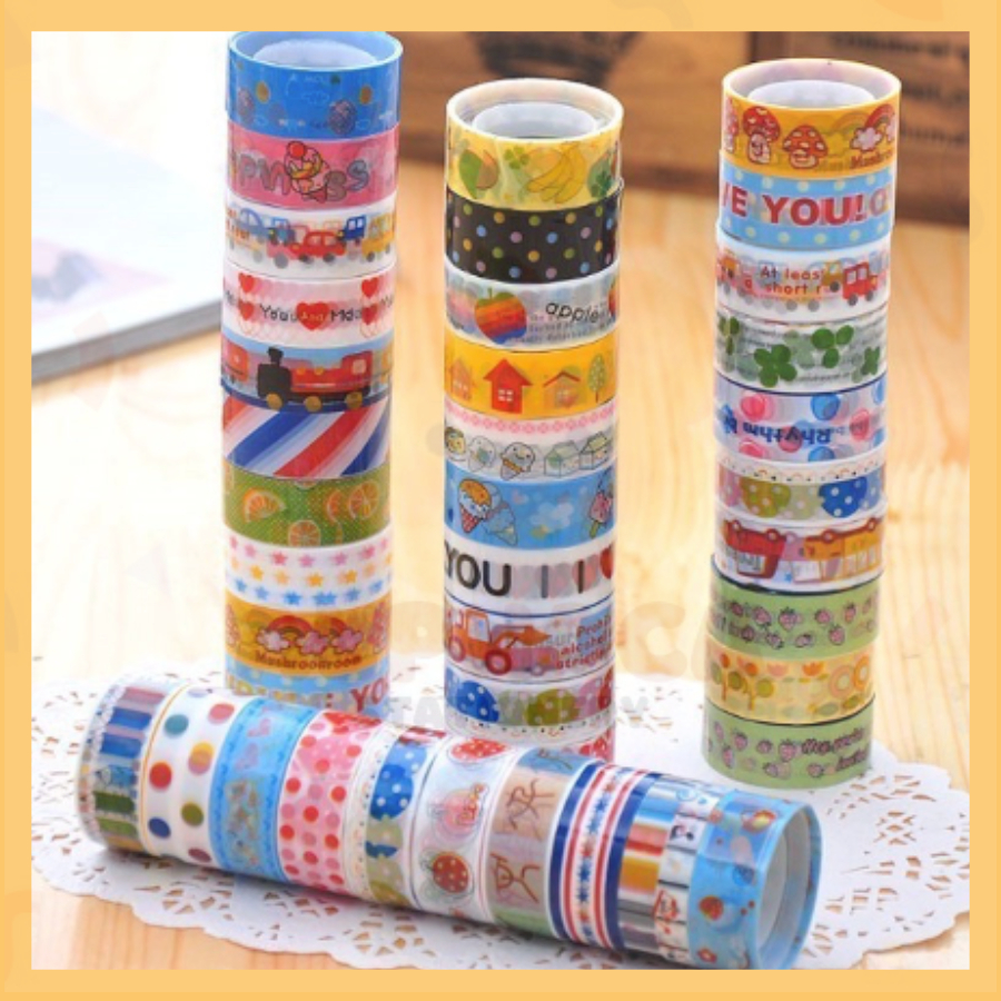 

[ALPHACA] Washi Tape Murah Plastik Eceran