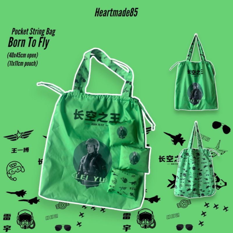 Wang Yibo - Born To Fly Eco Bag