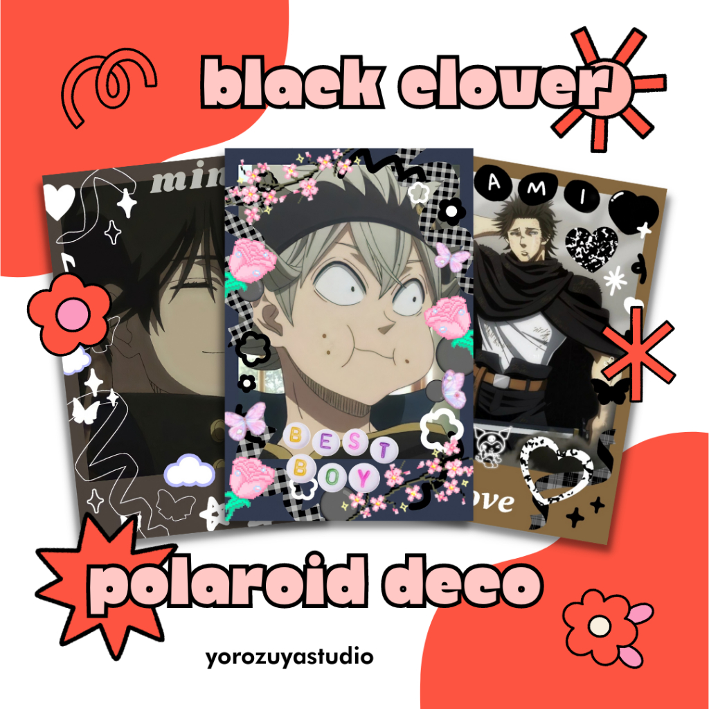 polaroid anime | anime polaroid | polaroid black clover | anime polcos | black clover anime