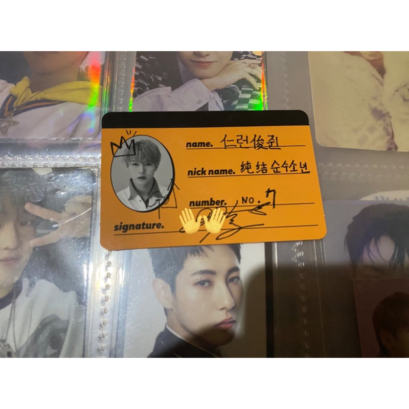 Renjun We Go Up Crew Card CC Photocard