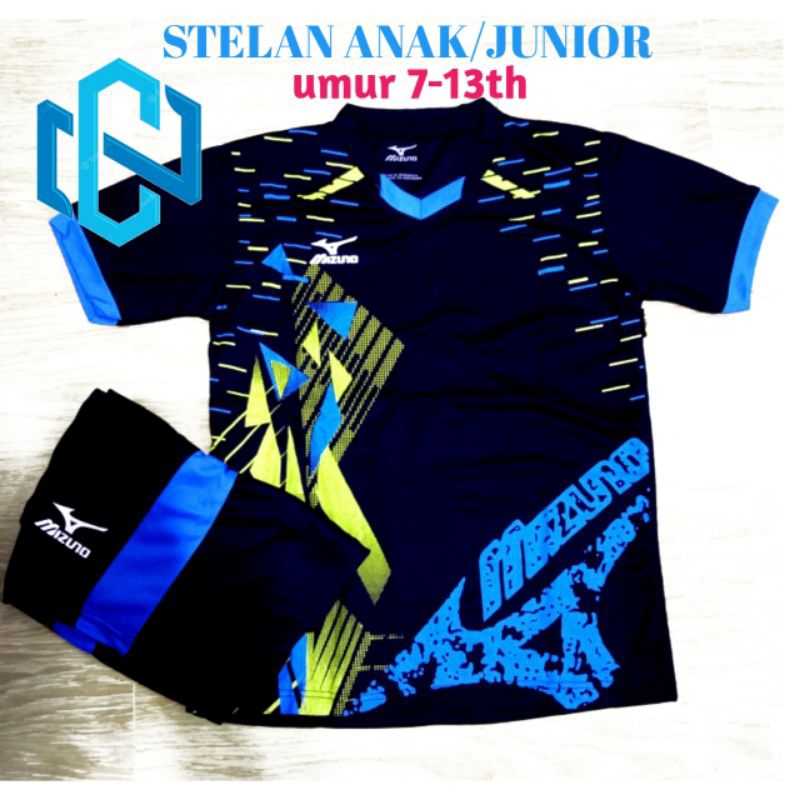 Setelan Jersey Bola Anak Baju Bola Futsal Baju SSB Voli Junior Putra Putri Set Baju Celana