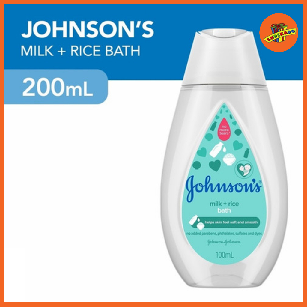 Johnson's Milk+Rice Hair and Baby Bath Sabun Bayi