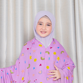 Mukena Anak Tanggung Motif Daydream2 in 1