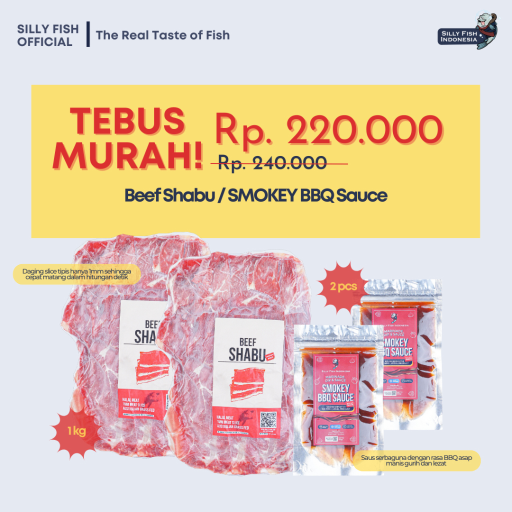 

Beef Shabu/Beef Yakiniku dan BBQ Sauce