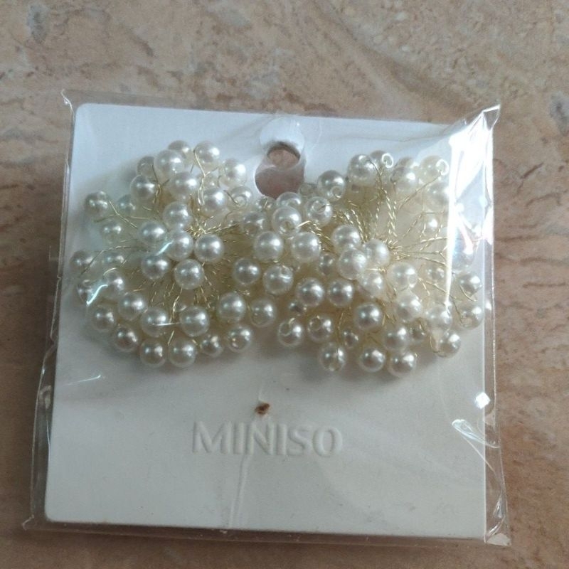 ANTING MINISO ORIGINAL (elegan flower earings)