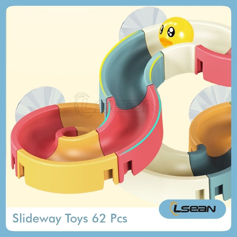 SLIDEWAY BABY BATH TOYS LINTASAN SELUNCURAN MAINAN MANDI ANAK