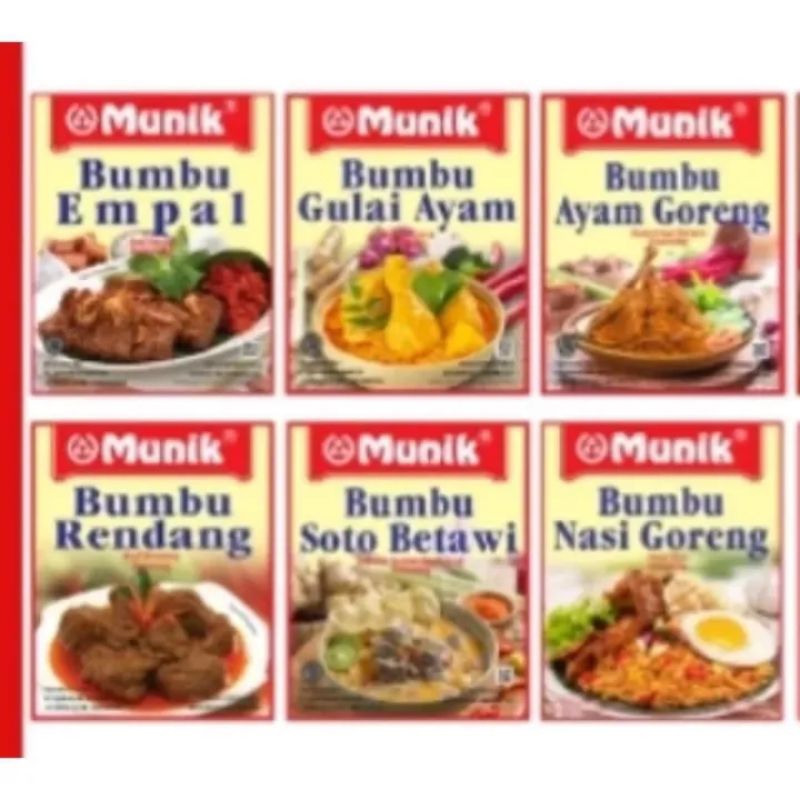 

munik bumbu instan masakan Nusantara