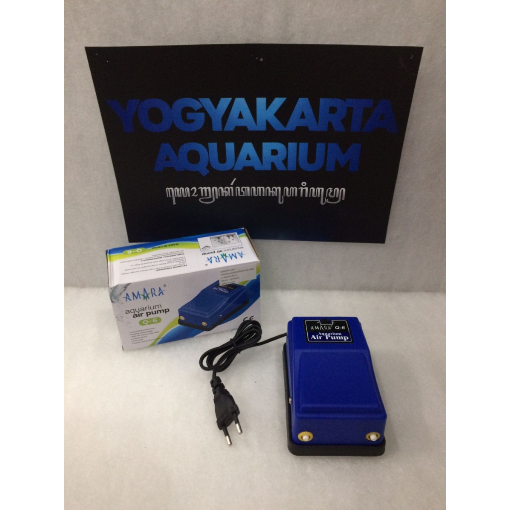 AERATOR/POMPA UDARA AQUARIUM AMARA Q6 AERATOR Q 6 2 LUBANG