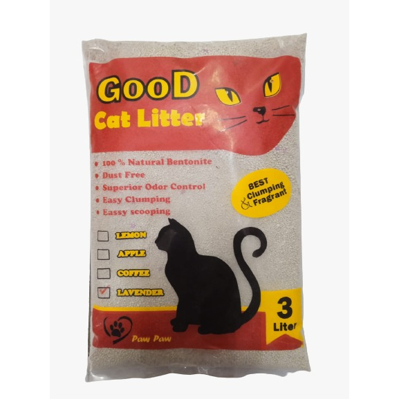 Pasir Kucing Gumpal Wangi GOOD 3L