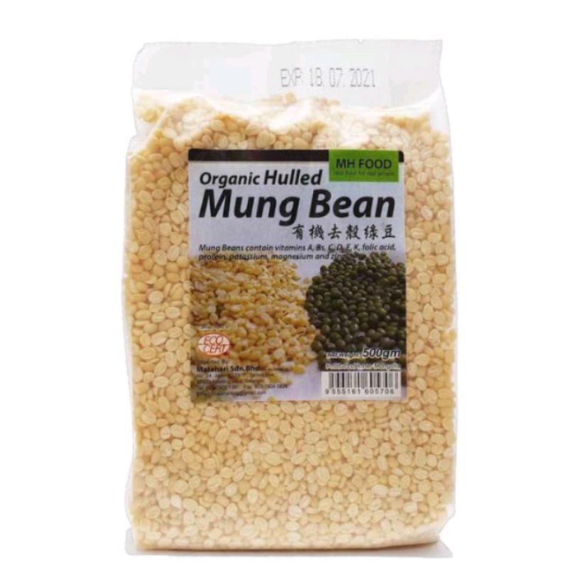 

Mh Food Organic Hulled Mung Bean 500gr / Kacang Hijau Kupas Organik