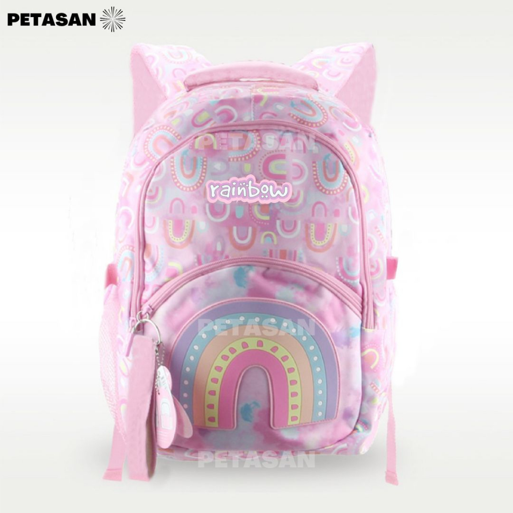 PTS - TAS RANSEL ANAK PEREMPUAN SD MOTIF RAINBOW -  TAS SEKOLAH