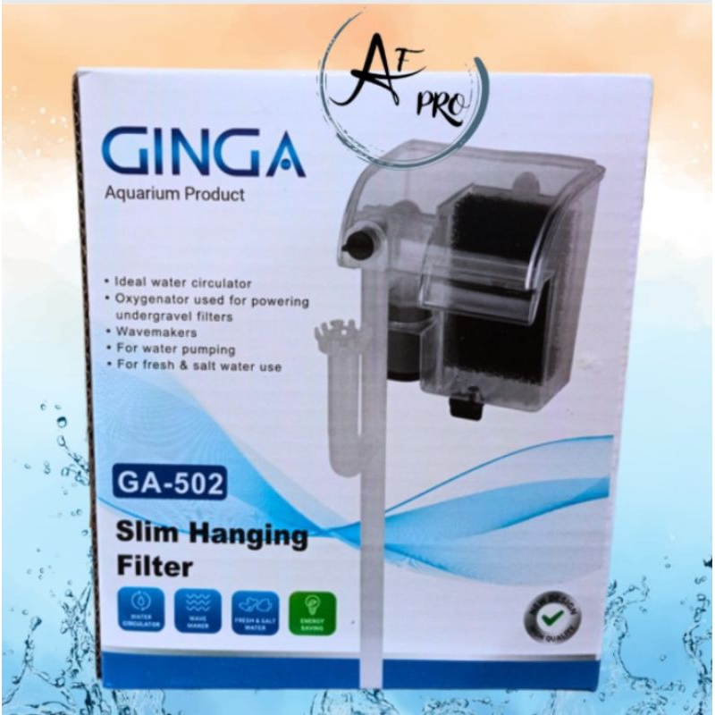 Pompa Aquarium Aquascape Slim Hanging Filter GINGA GA 502