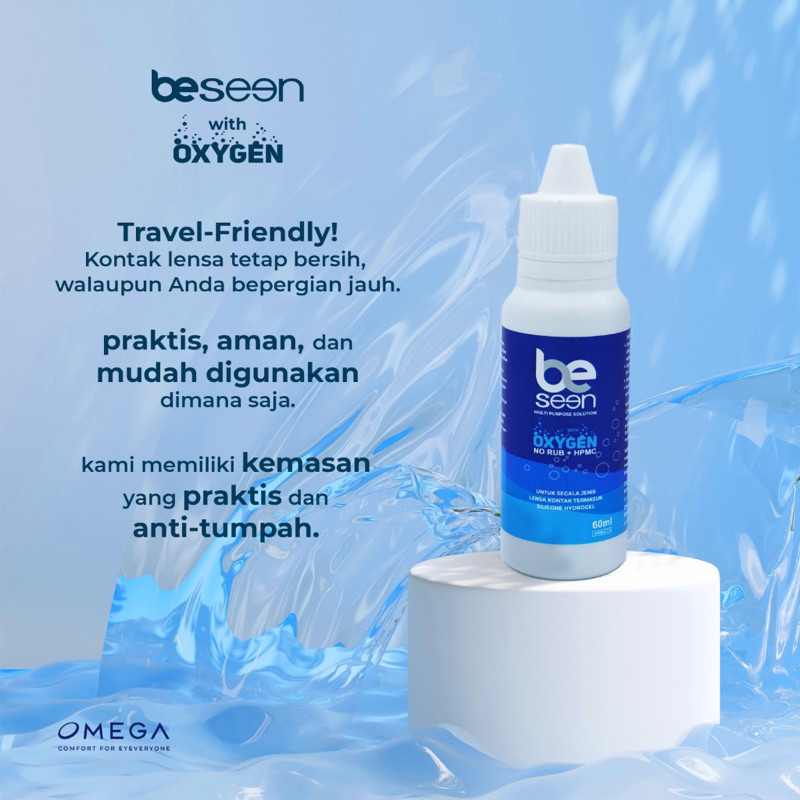 Cairan Be Seen 60ml | Cairan softlens ukuran 60ml