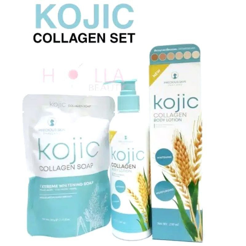 [COD] Precious Skin Kojic Paket 2in1 Body Lotion + Sabun Perawatan Pemutih Kulit dalam 1 Minggu