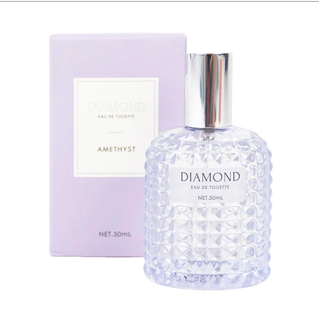 MINISO PARFUM DIAMOND EAU DE TOILETTE PARFUME UNISEX AMESTHYST PINK RUBBY SAPPHIRE LOST IN TOKYO