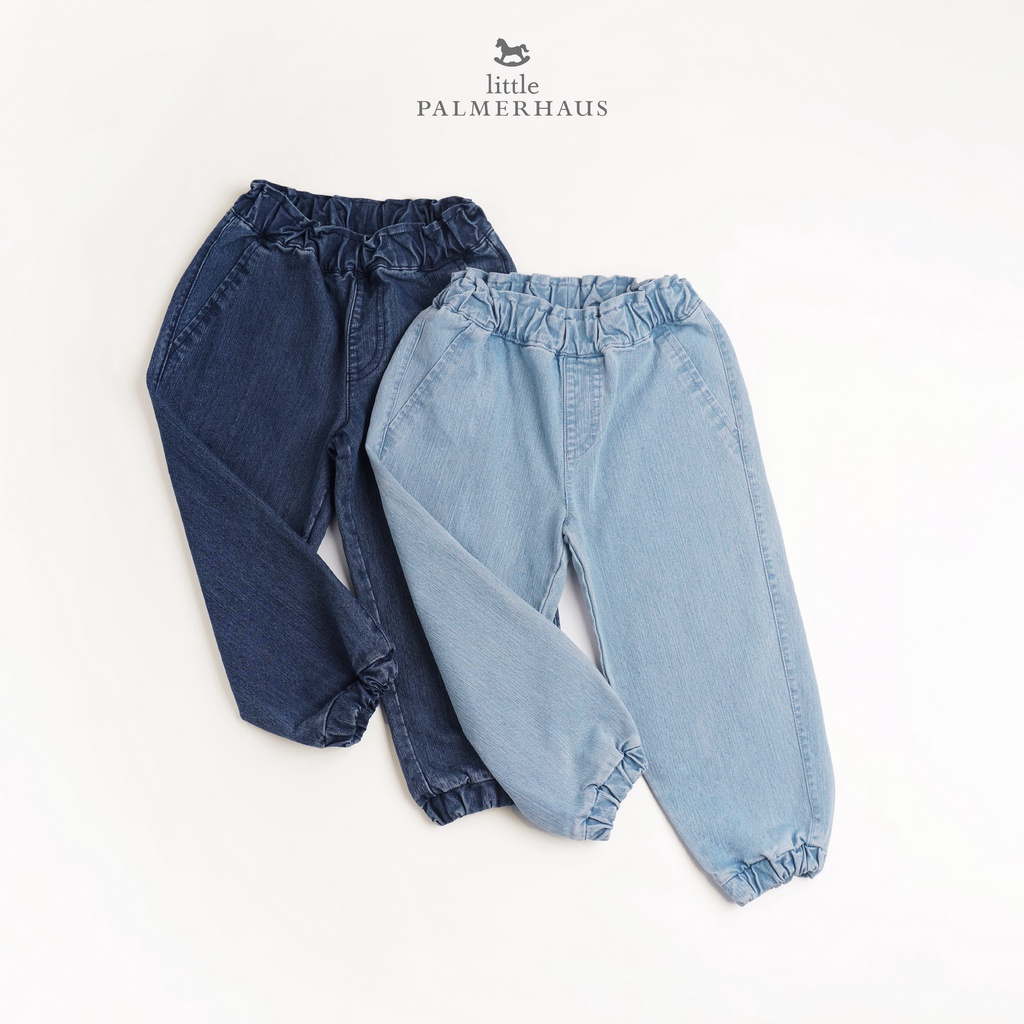 Celana Panjang Jogger Anak Little Palmerhaus - Kids Denim Jogger Pants 1-6 Tahun