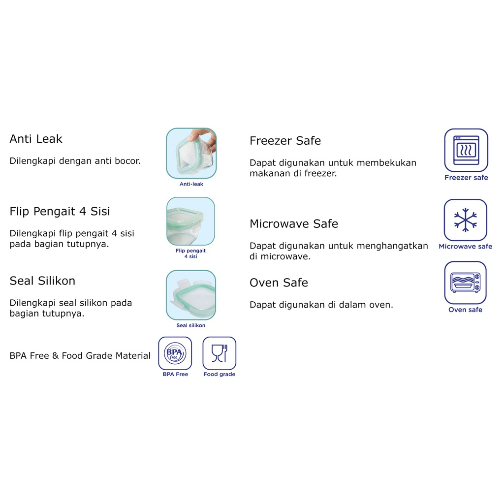 Baby Safe FC006 Glass Food Container 180 ml