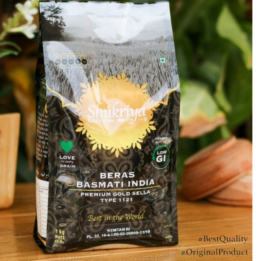 

Beras Basmati Shukriya 1Kg | Beras Kebuli Original