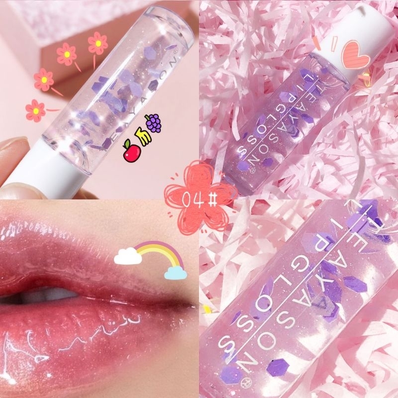 Lip Gloss Glitter Pelembab Bibir