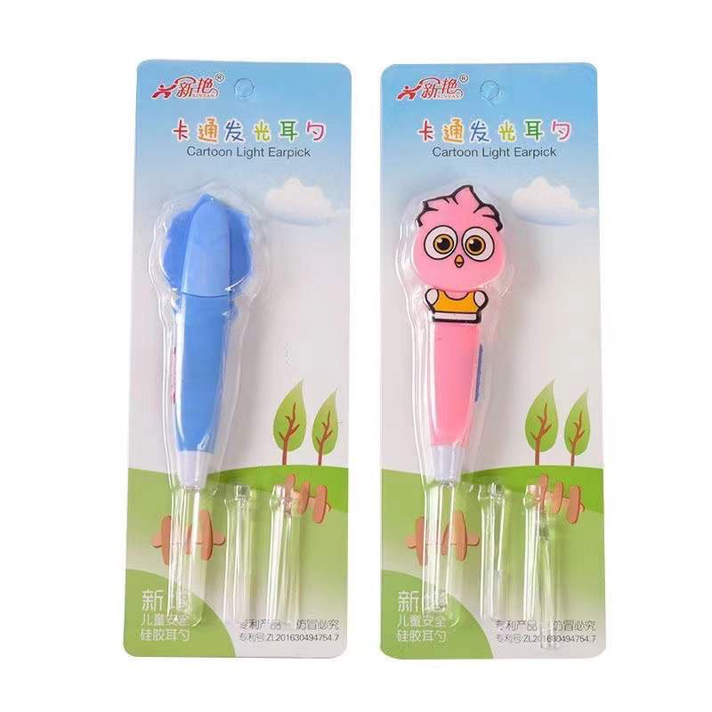 EARPICK LED KARAKTER / PEMBERSIH TELINGA LED MOTIF OWL