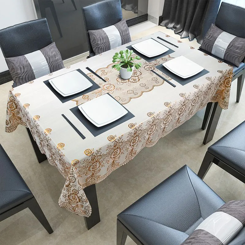 GARANSI (COD) TAPLAK MEJA MAKAN /137X200 CM /TAPLAK MEJA PERSEGI PANJANG RUANG TAMU /ANTI MINYAK