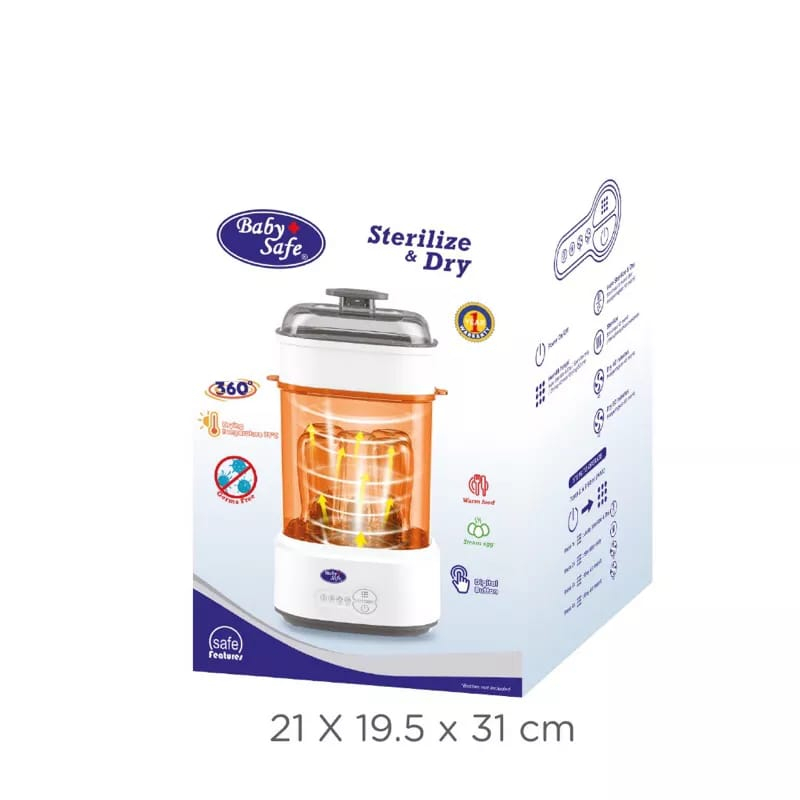 Baby Safe STE02 Sterilizer With Dryer - Alat Pengering &amp; Steril